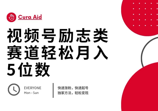 视频号励志类赛道快速涨粉500+，快速起号，轻松变现月入过W-互联网-新思维